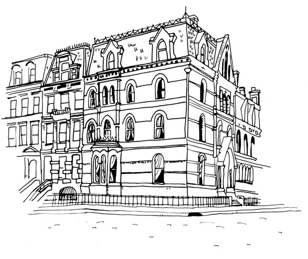 Brownstone illustration